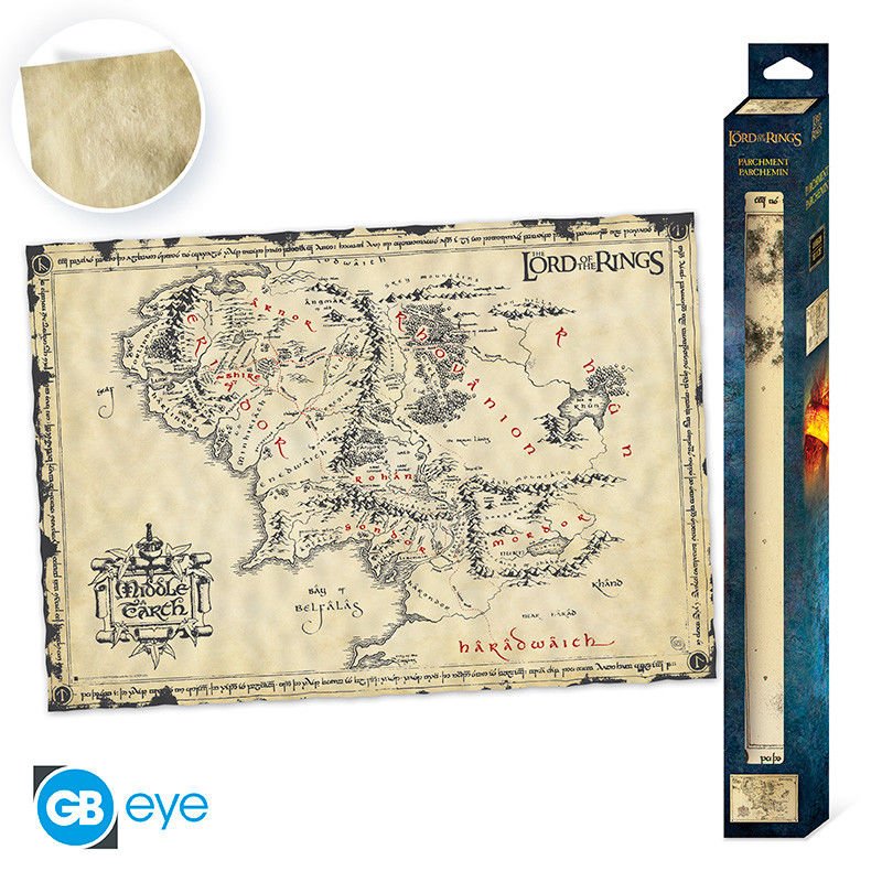 The Lord of The Rings Orta Dünya Harita - GBYDCO604