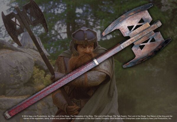 The Lord of the Rings : The Gimli Axe 1/1 Replika