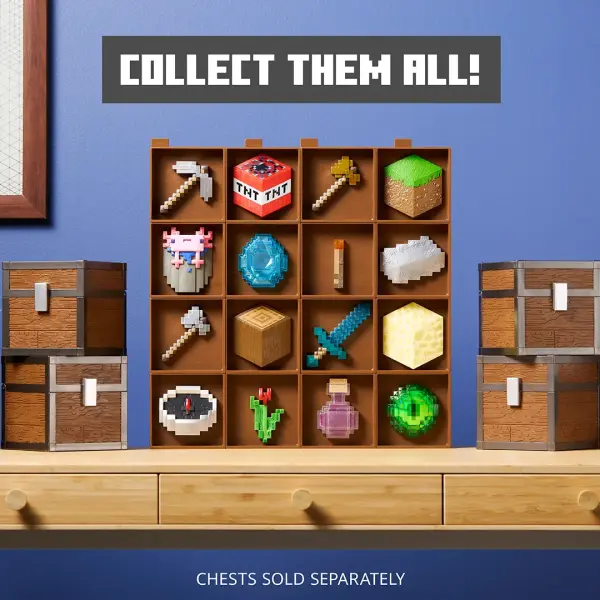 MINECRAFT - Sandık Oyuncak Seti Loot Chest Caves